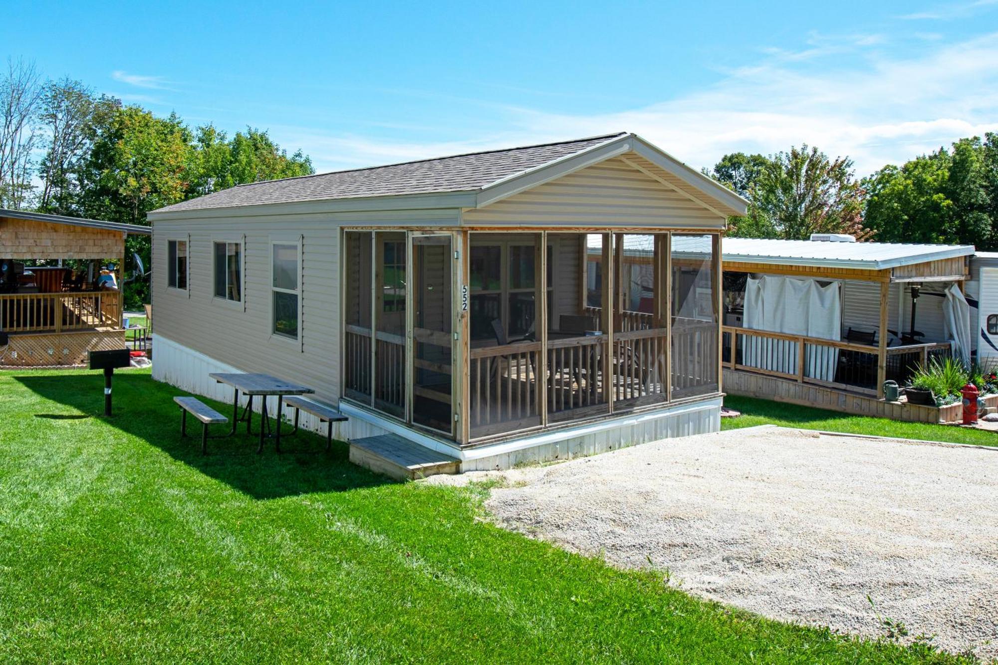Plymouth Rock Camping Resort Deluxe Cottage Elkhart Lake Eksteriør billede